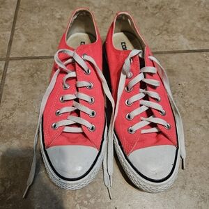 Hot Pink Low Top Converse